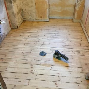 Gulv efter gulvafhøvling